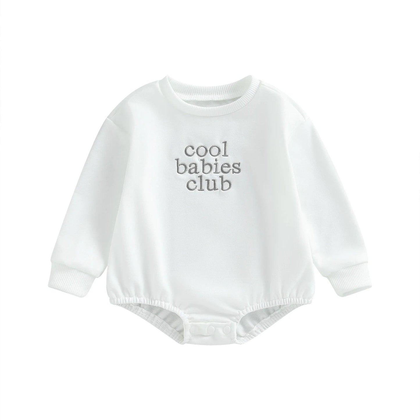 cool babies club onesie - basil boutique