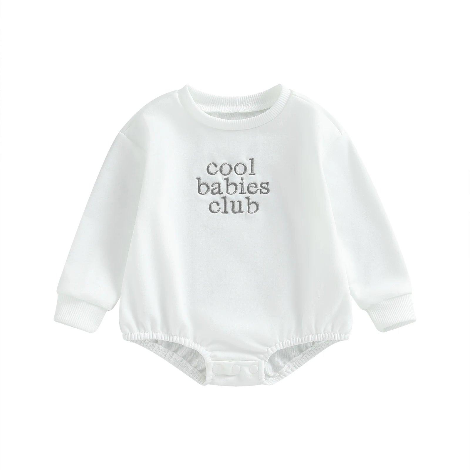 cool babies club onesie - basil boutique