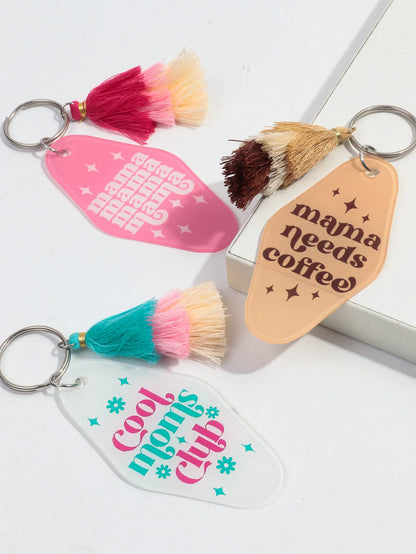 mama acryllic keychains