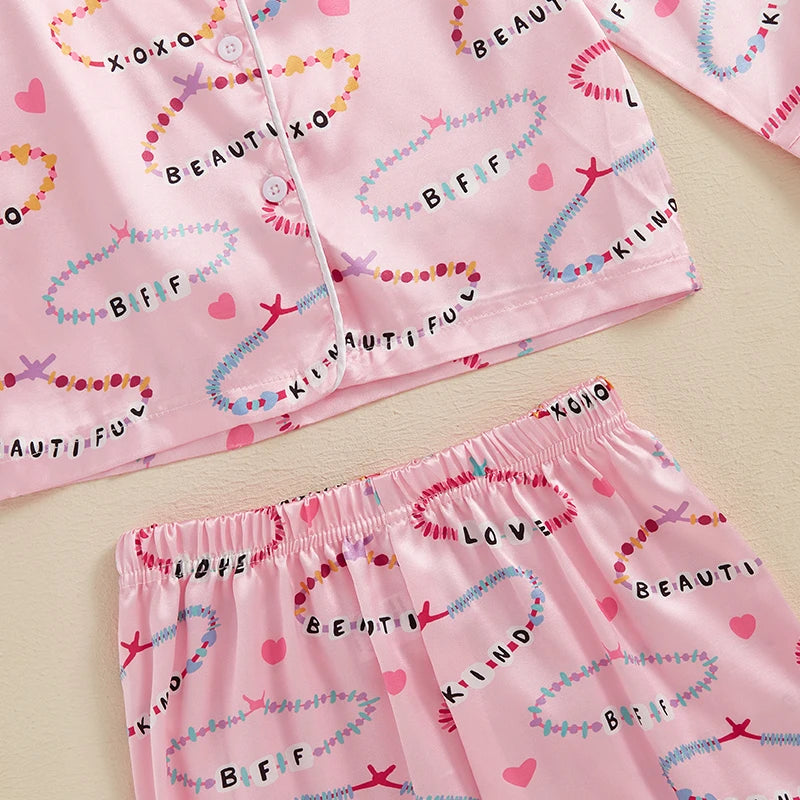 best friends forever kids pajamas
