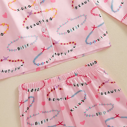 best friends forever kids pajamas