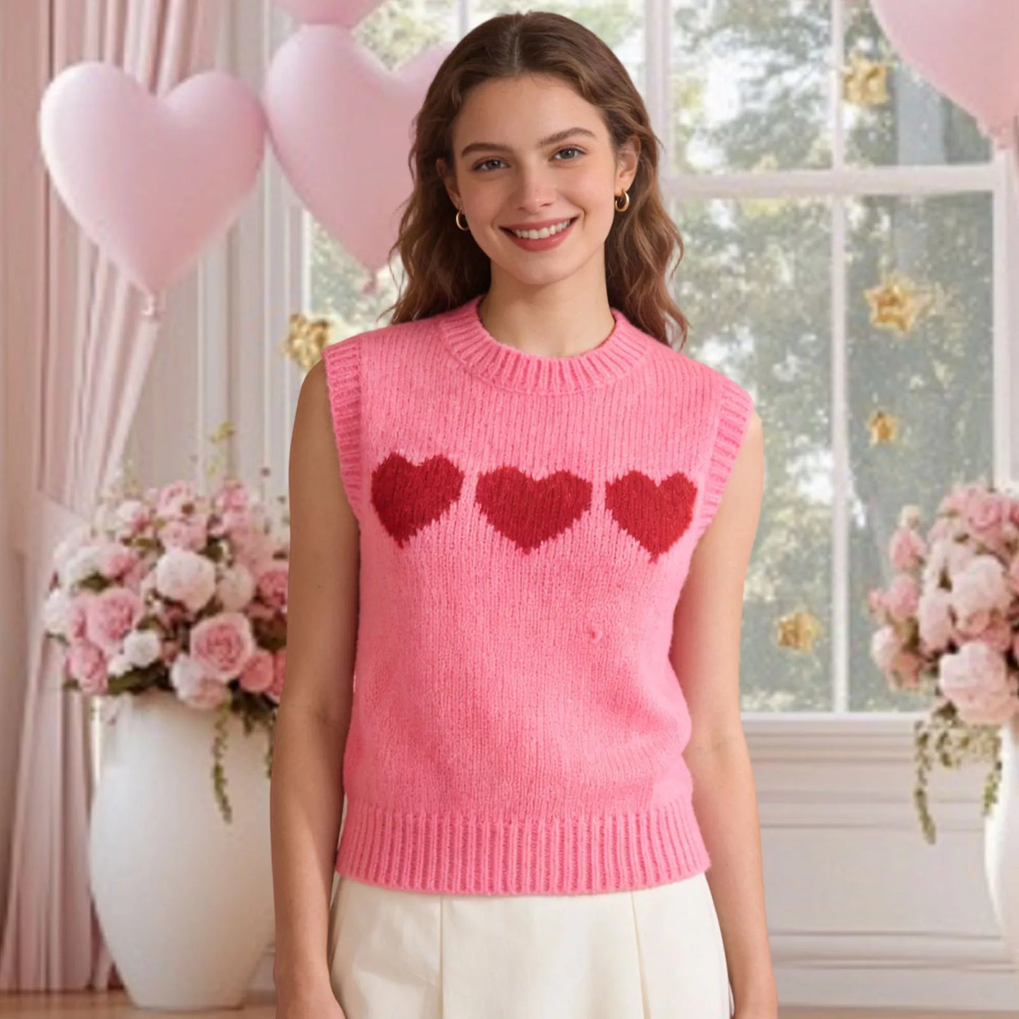 valentine's day sweater vest