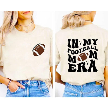 in my football mom era graphic t-shirt - basil boutique