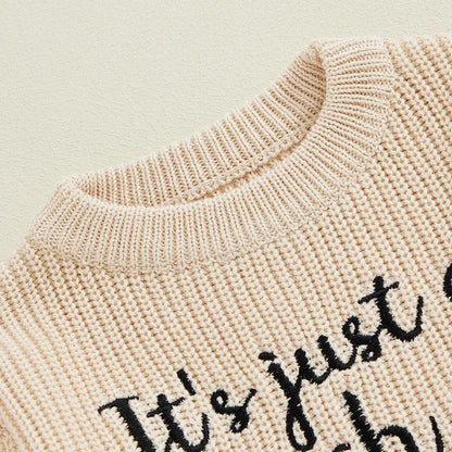 it's just a bunch of hocus pocus knit kids crew sweater - basil boutique