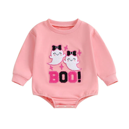 boo! ghost onesie - basil boutique