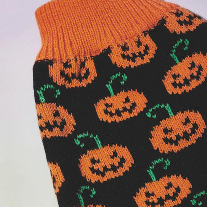 halloween dog sweater - basil boutique