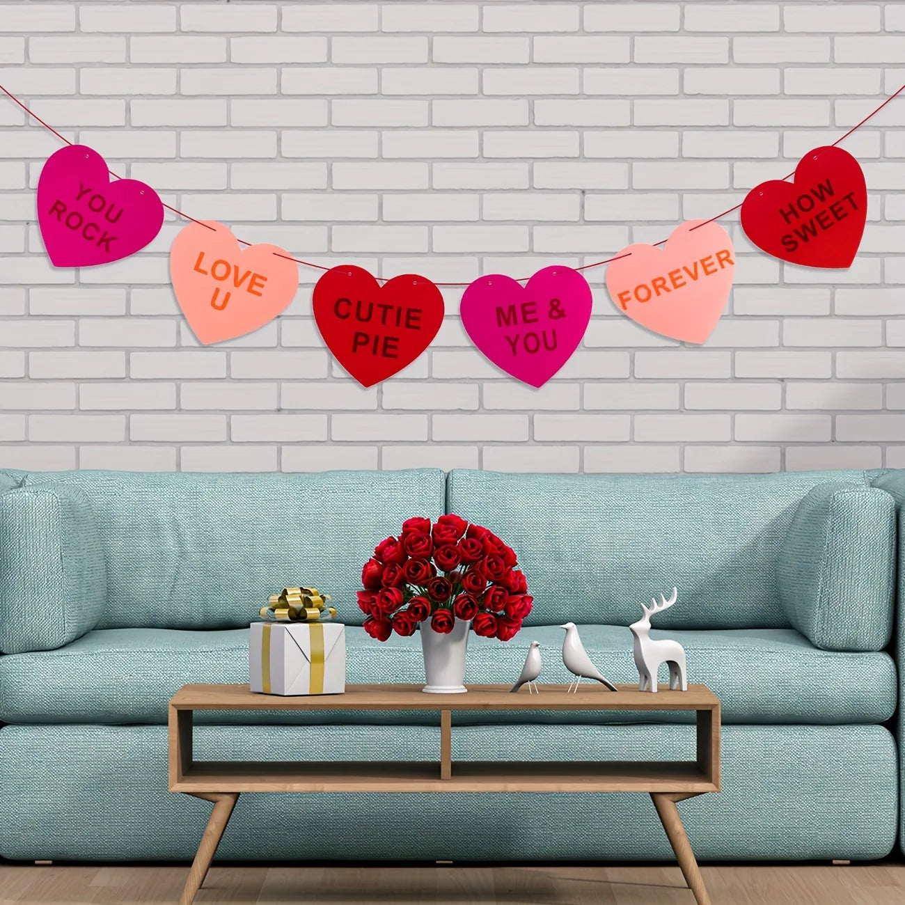 sweetheart felt banner