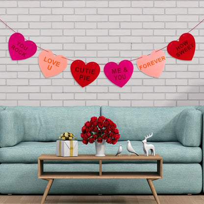 sweetheart felt banner