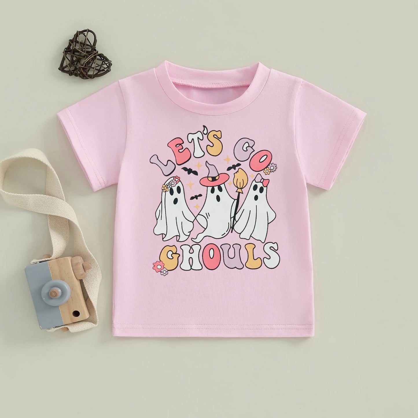 let's go ghouls kids t-shirt