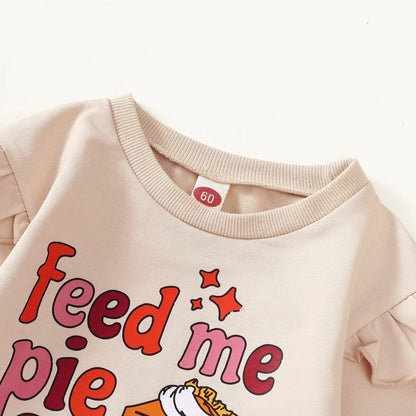 feed me pie + tell me i'm pretty onsie - basil boutique