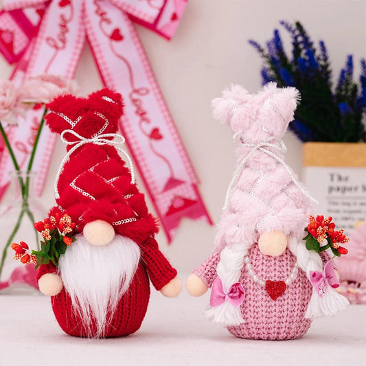 valentine's day gnomes decor