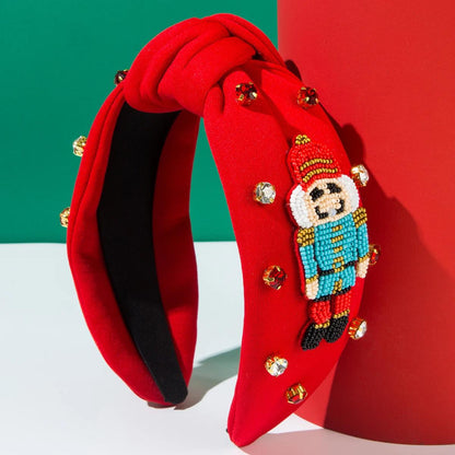 nutcracker beaded headband - basil boutique