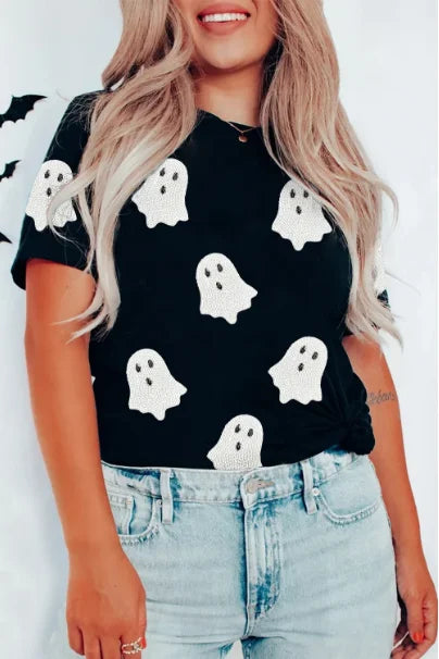 halloween spirit sequin tops