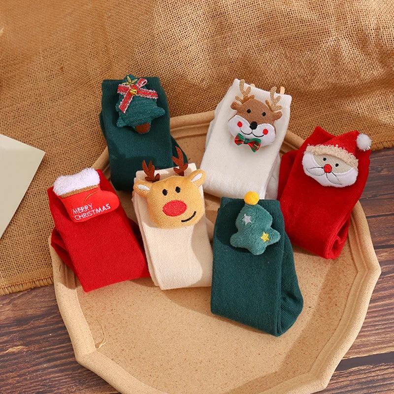 holiday kids socks - basil boutique