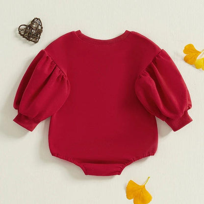 be mine puff sleeve onesie