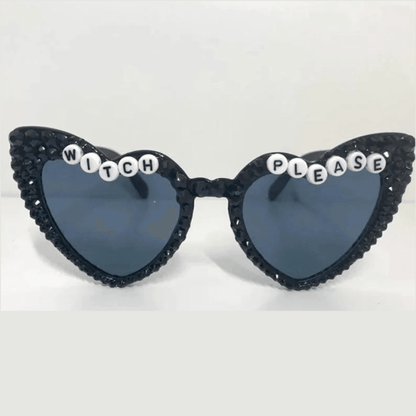 witch please heart sunglasses - basil boutique