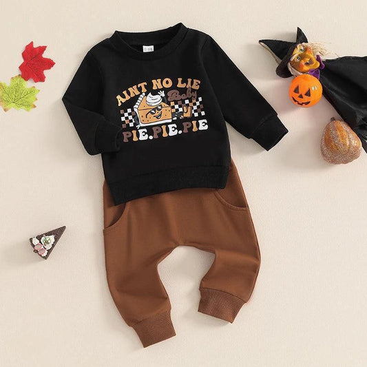 ain't no lie, pie pie pie kids outfit - basil boutique