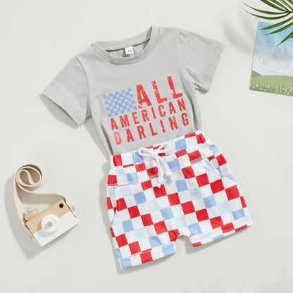 all-american darling + dude matching set - basil boutique