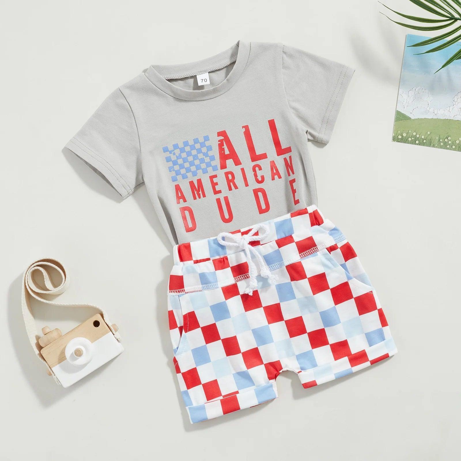 all-american darling + dude matching set - basil boutique