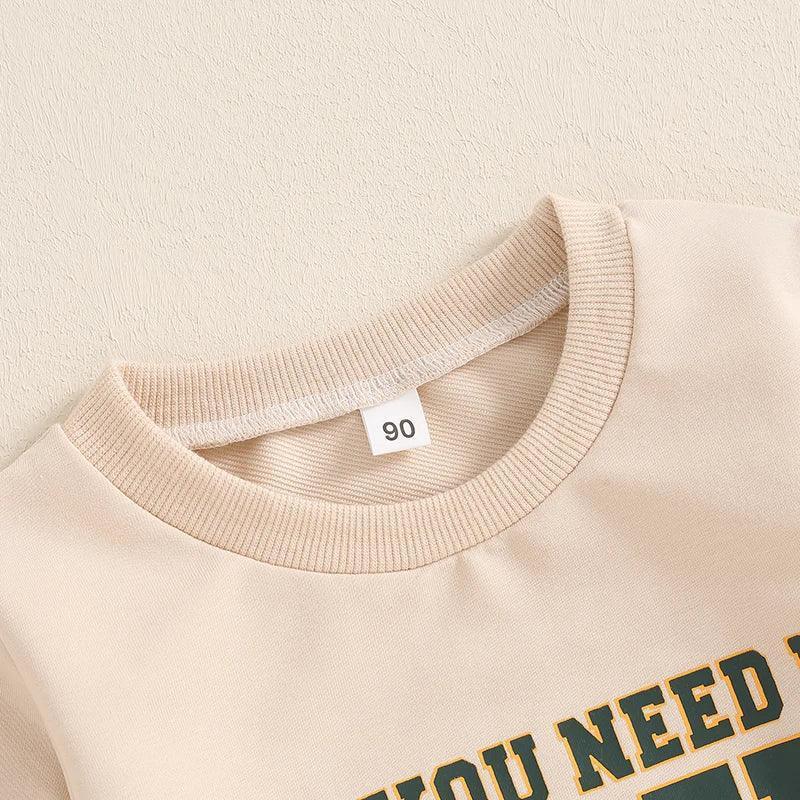 all you need is 10ve kids crew sweatshirt - basil boutique