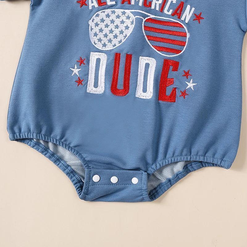 american boy + dude onesies - basil boutique