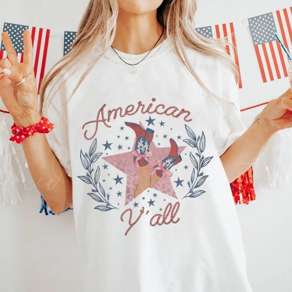 american y'all t-shirt - basil boutique