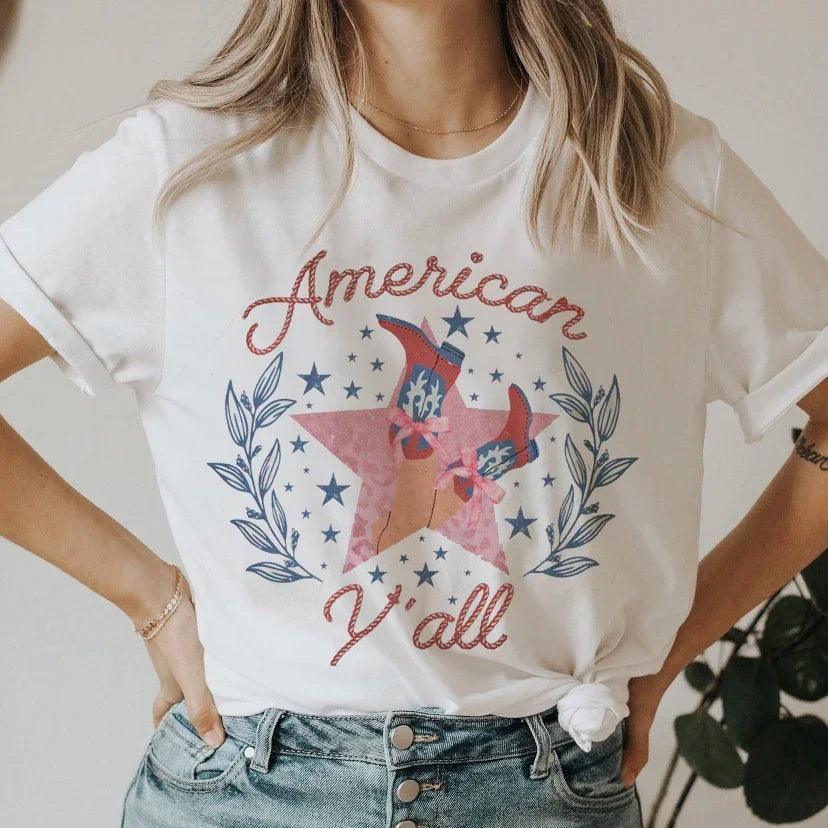 american y'all t-shirt - basil boutique