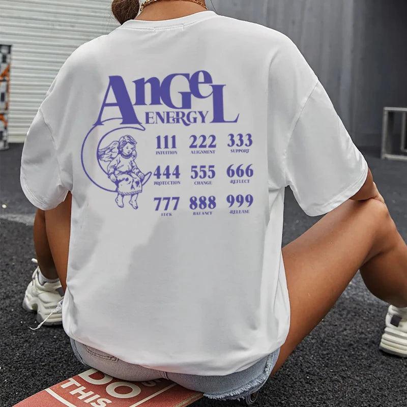 angel number t-shirt - basil boutique