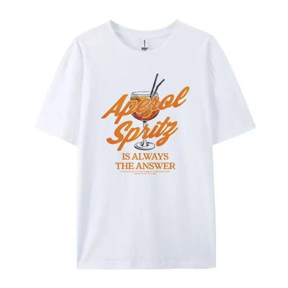 aperol spritz is always the answer t-shirt - basil boutique