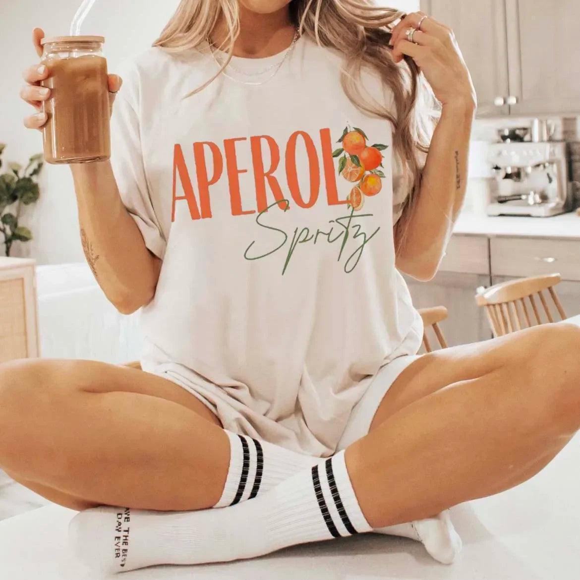 aperol spritz t-shirt - basil boutique