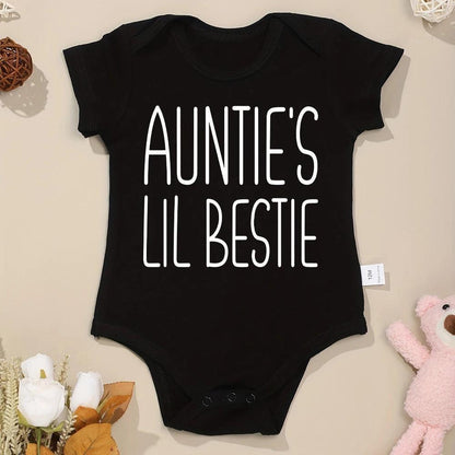 auntie's lil bestie onesie - basil boutique