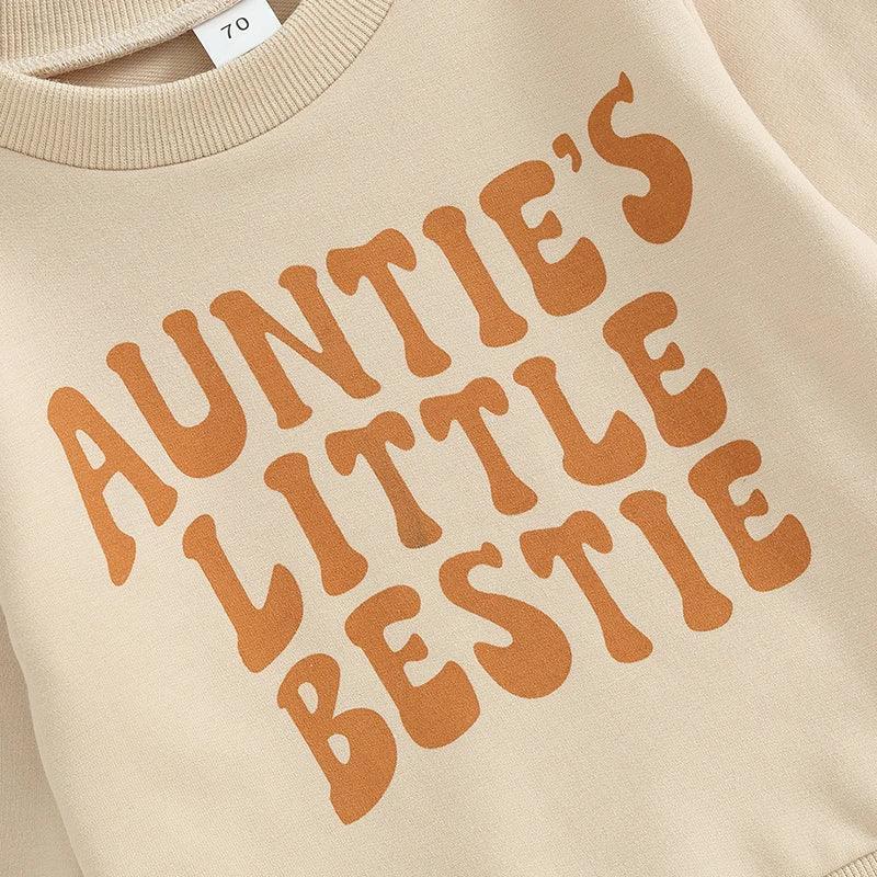 auntie's little bestie outfit - basil boutique