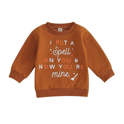 autumn kids crew sweatshirts - basil boutique