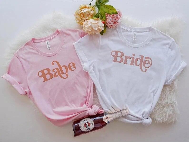 babe + bride 70’s t-shirt - basil boutique