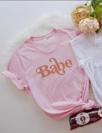 babe + bride 70’s t-shirt - basil boutique