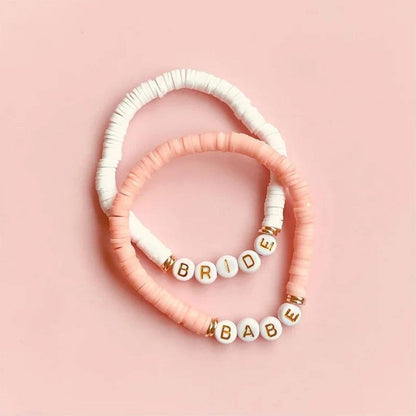 babe + bride beaded bracelets - basil boutique