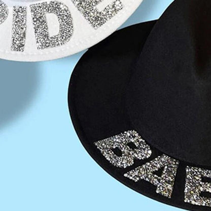 babe + bride cowgirl rhinestone hats - basil boutique