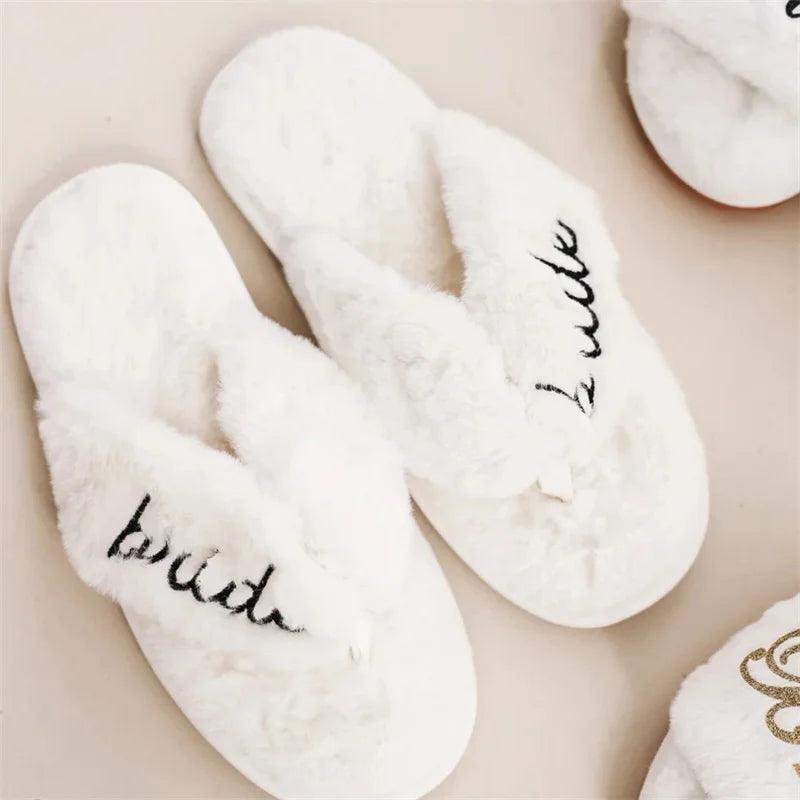 babe + bride flip flop slippers - basil boutique