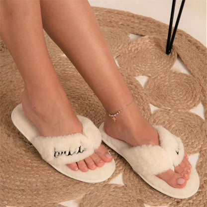 babe + bride flip flop slippers - basil boutique