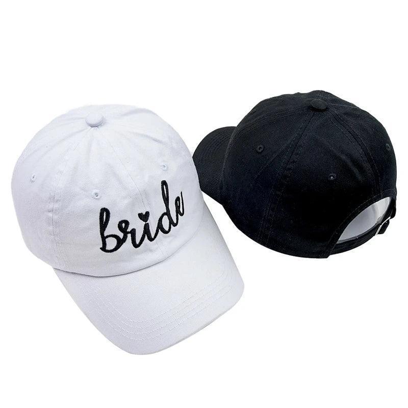 babe + bride embroidered baseball hat - basil boutique