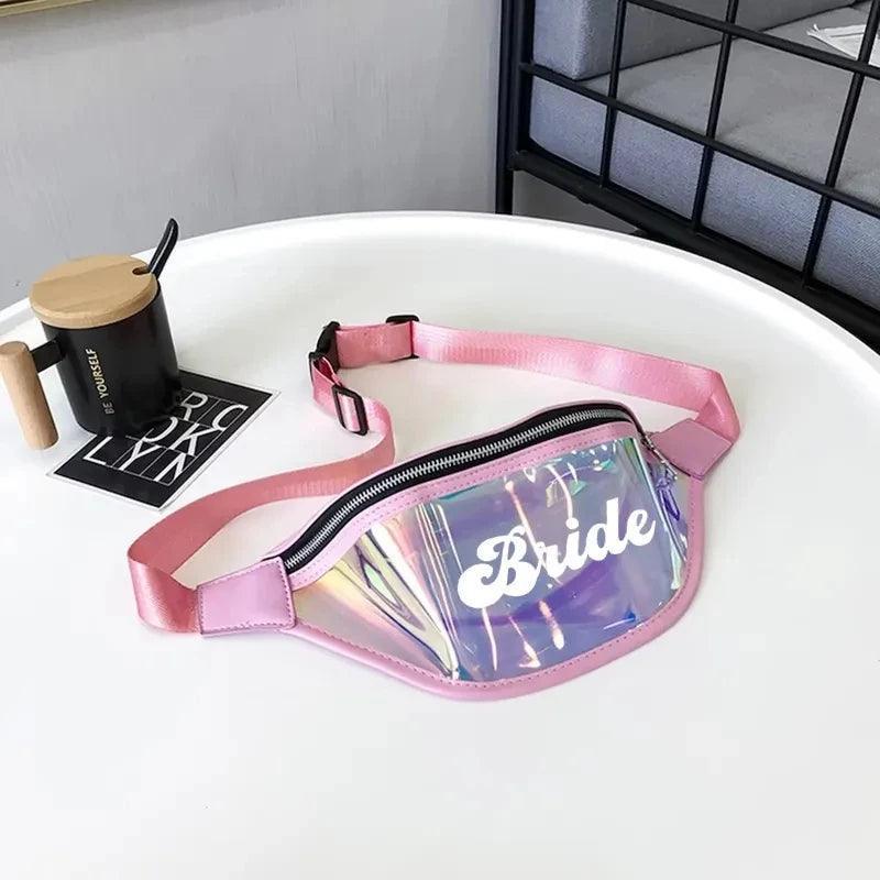 babe + bride iridescent fanny packs - basil boutique