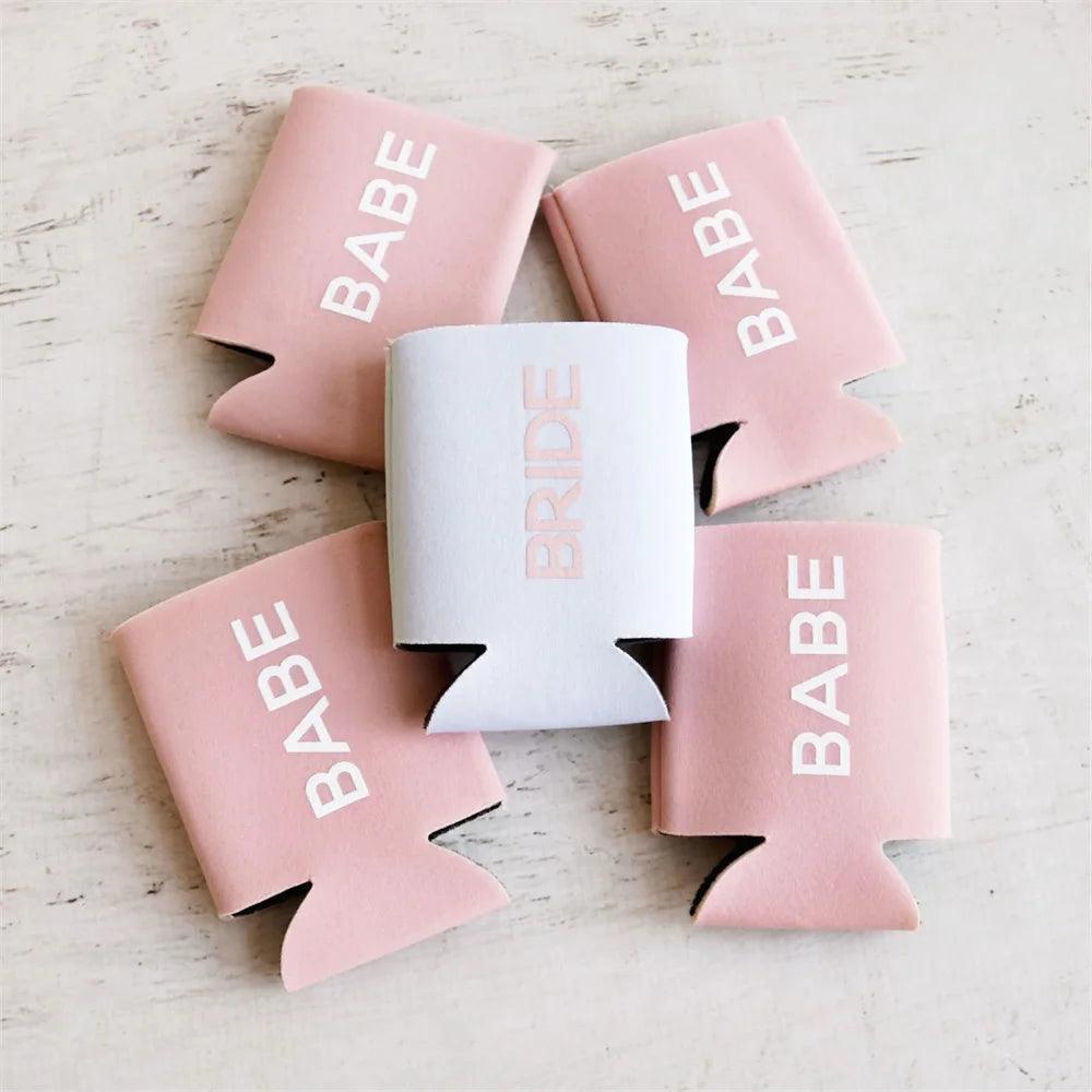 babe + bride koozies - basil boutique