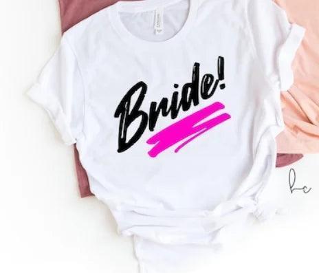 babe + bride neon retro t-shirts - basil boutique