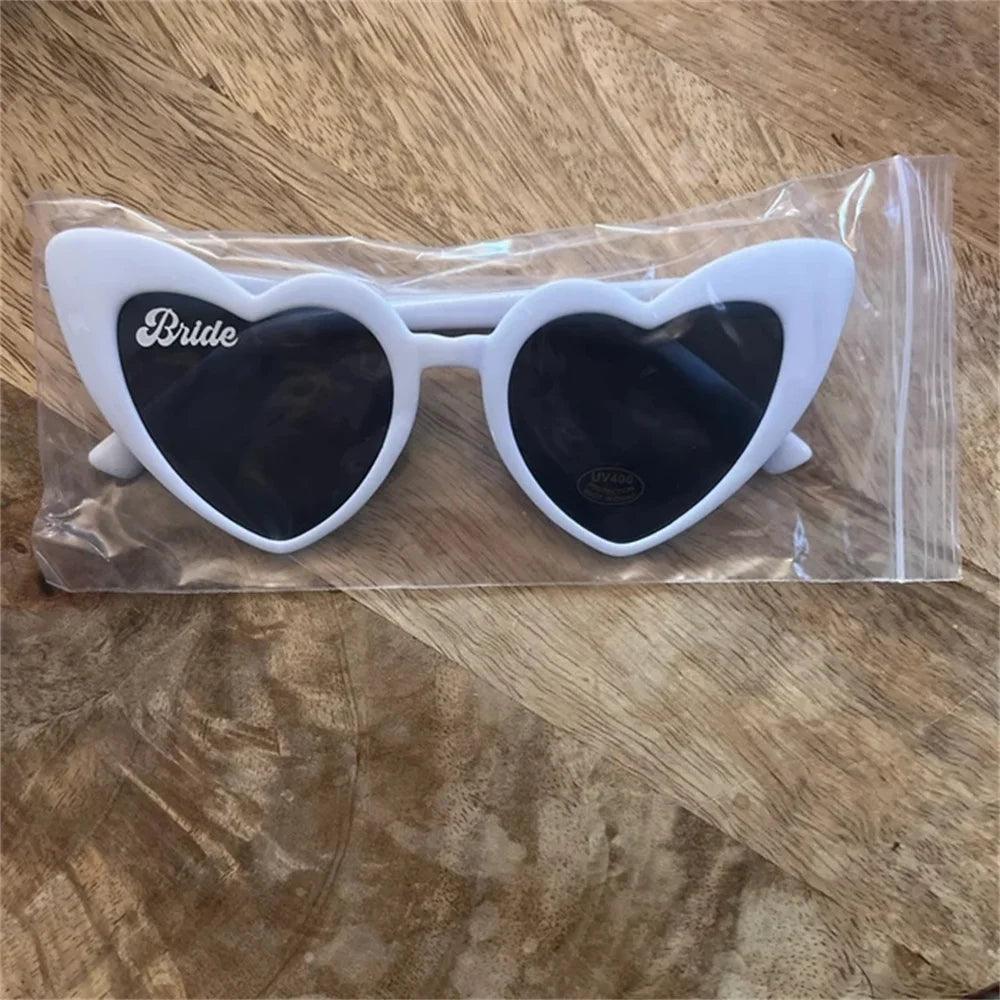 babe + bride retro heart sunglasses - basil boutique