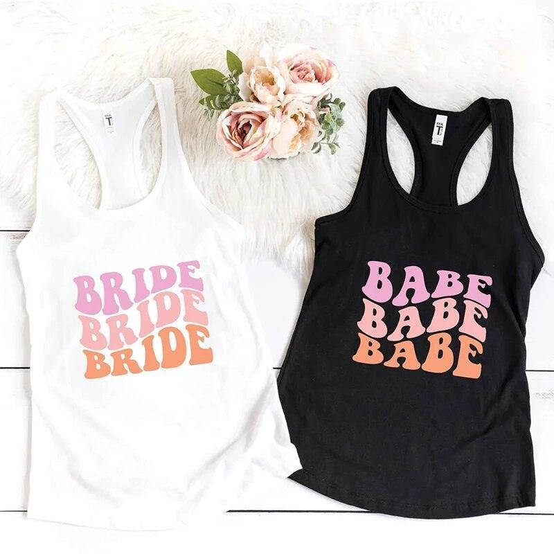 babe/bride retro tank - basil boutique