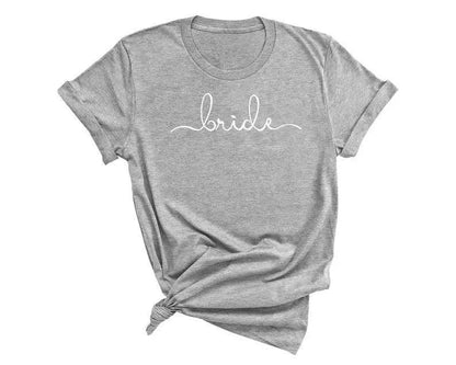 babe + bride script t-shirts - basil boutique