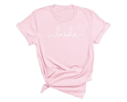 babe + bride script t-shirts - basil boutique