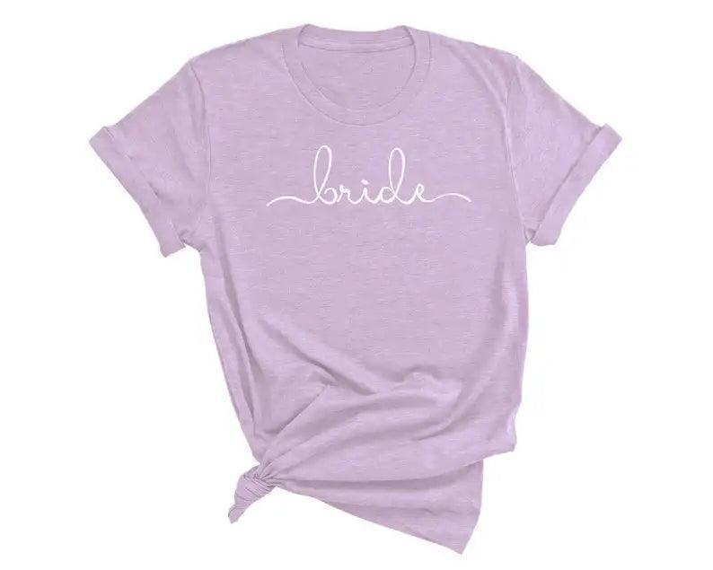 babe + bride script t-shirts - basil boutique