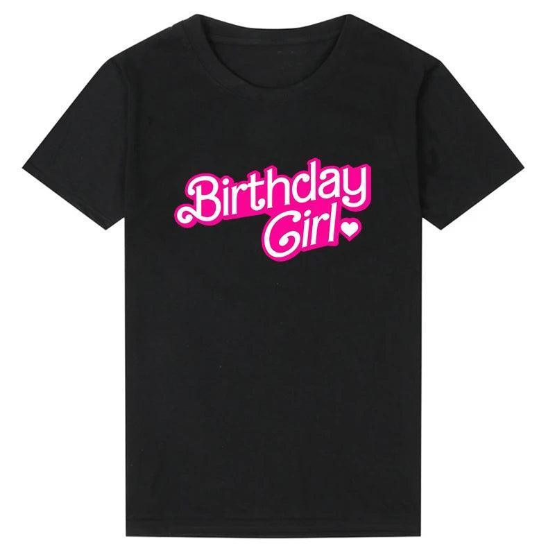 barbie birthday squad t-shirts - basil boutique