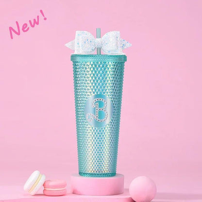 barbie bow tumblers - basil boutique